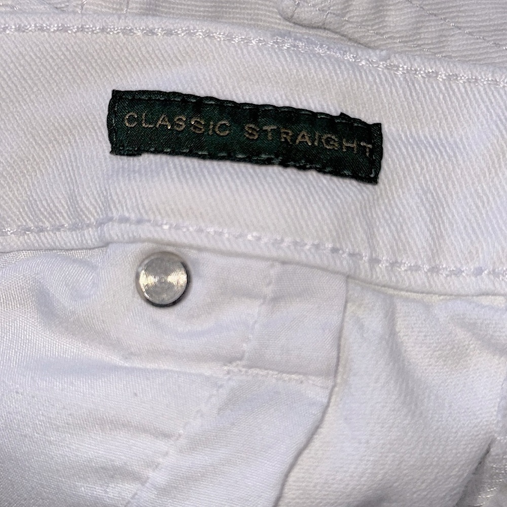 Vintage Ralph Lauren Jeans Co White Denim Jeans Classic Straight Ralph Lauren - Picture 5 of 13